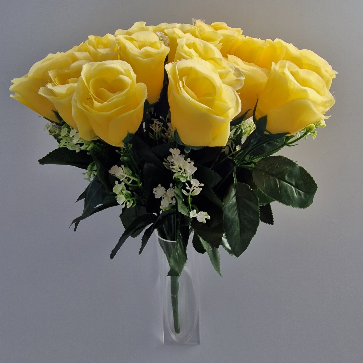 24 Head Large Rose Bouquet in Yellow - Amor Flowers