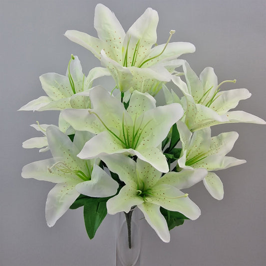 Artificial Satin Lily - Amor Flowers