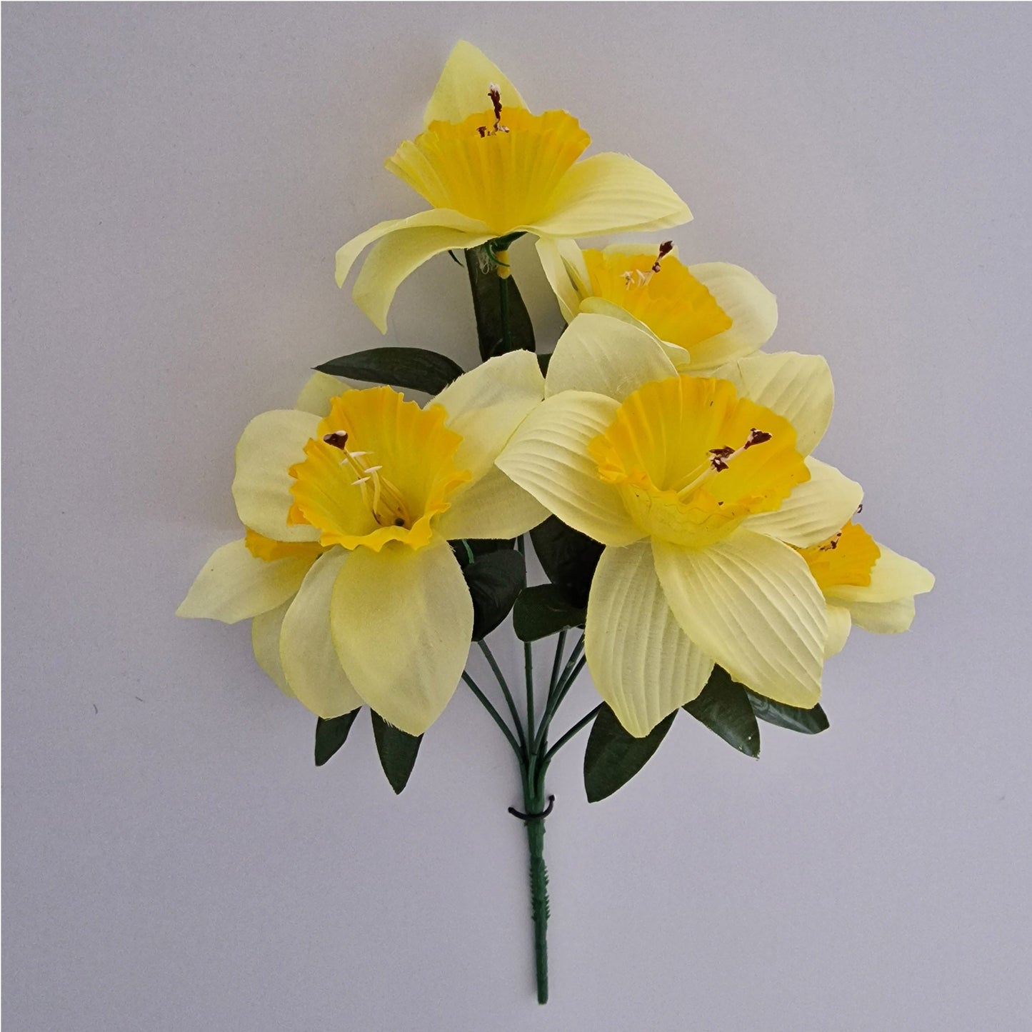 Artificial Spring Daffodil Bush - Amor Flowers